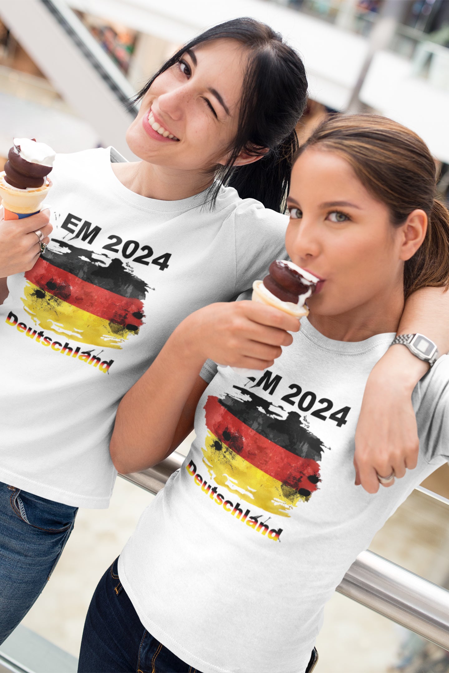 Frauen Premium T-Shirt - EM 2024