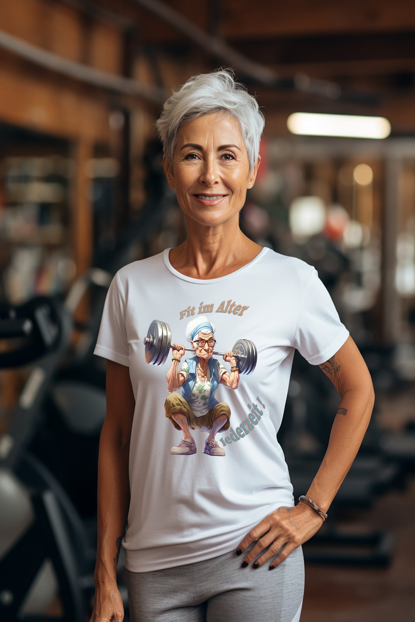 Frauen Premium T-Shirt - Fit im Alter - Jederzeit!