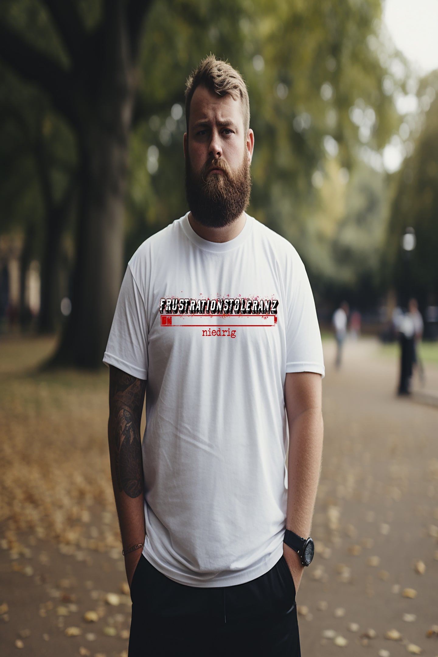 Männer Premium T-Shirt - Frustrationstoleranz niedrig