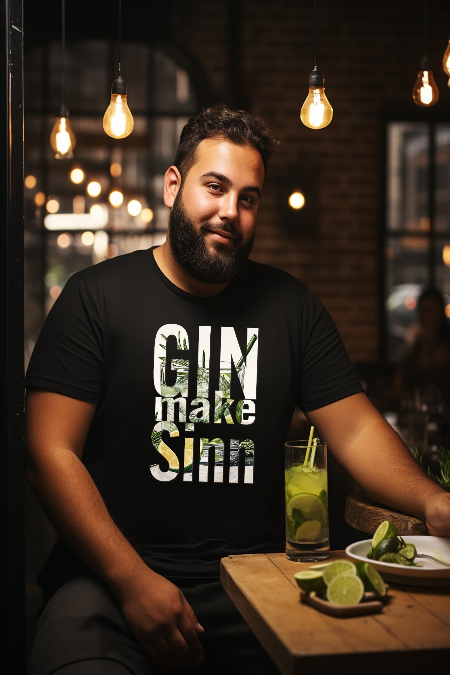 Männer Premium T-Shirt - Gin make Sinn