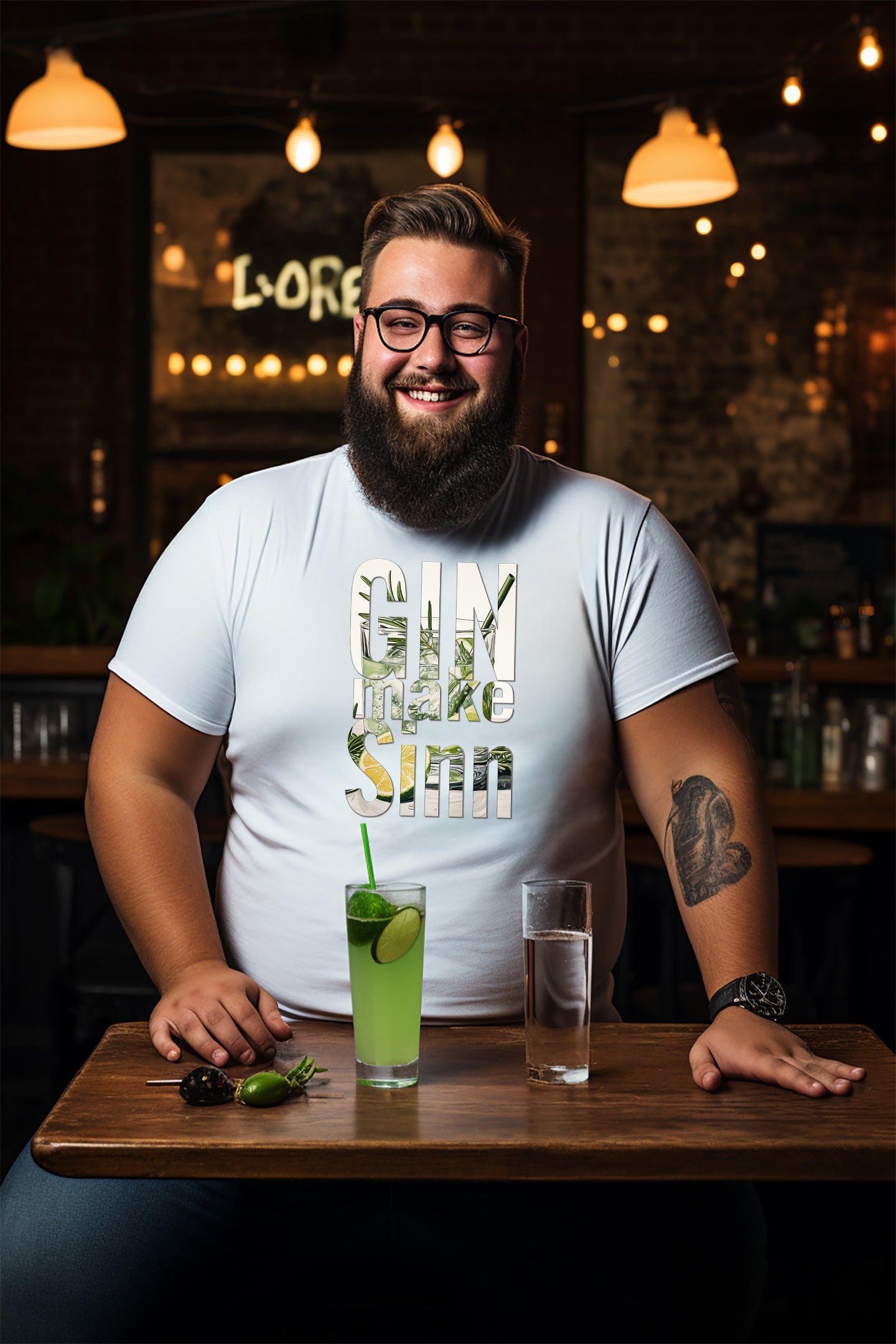 Männer Premium T-Shirt - Gin make Sinn