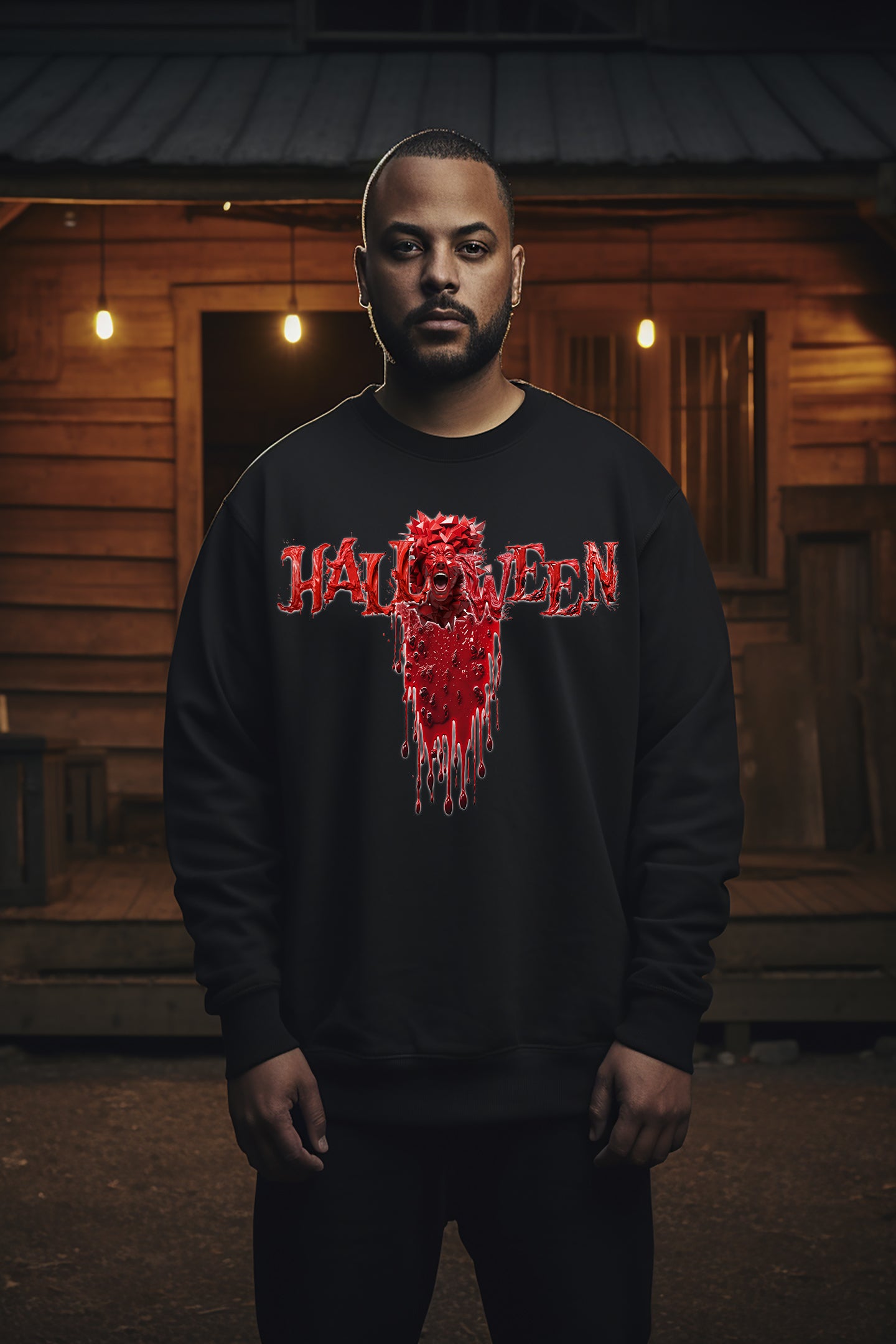 Männer Premium Pullover - Halloween