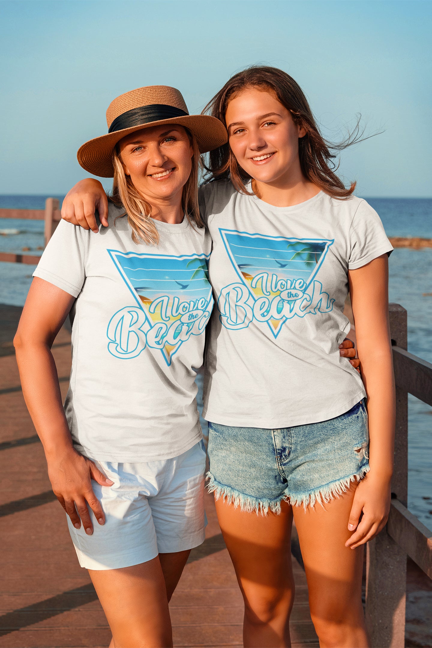 Frauen Premium T-Shirt - I love the Beach