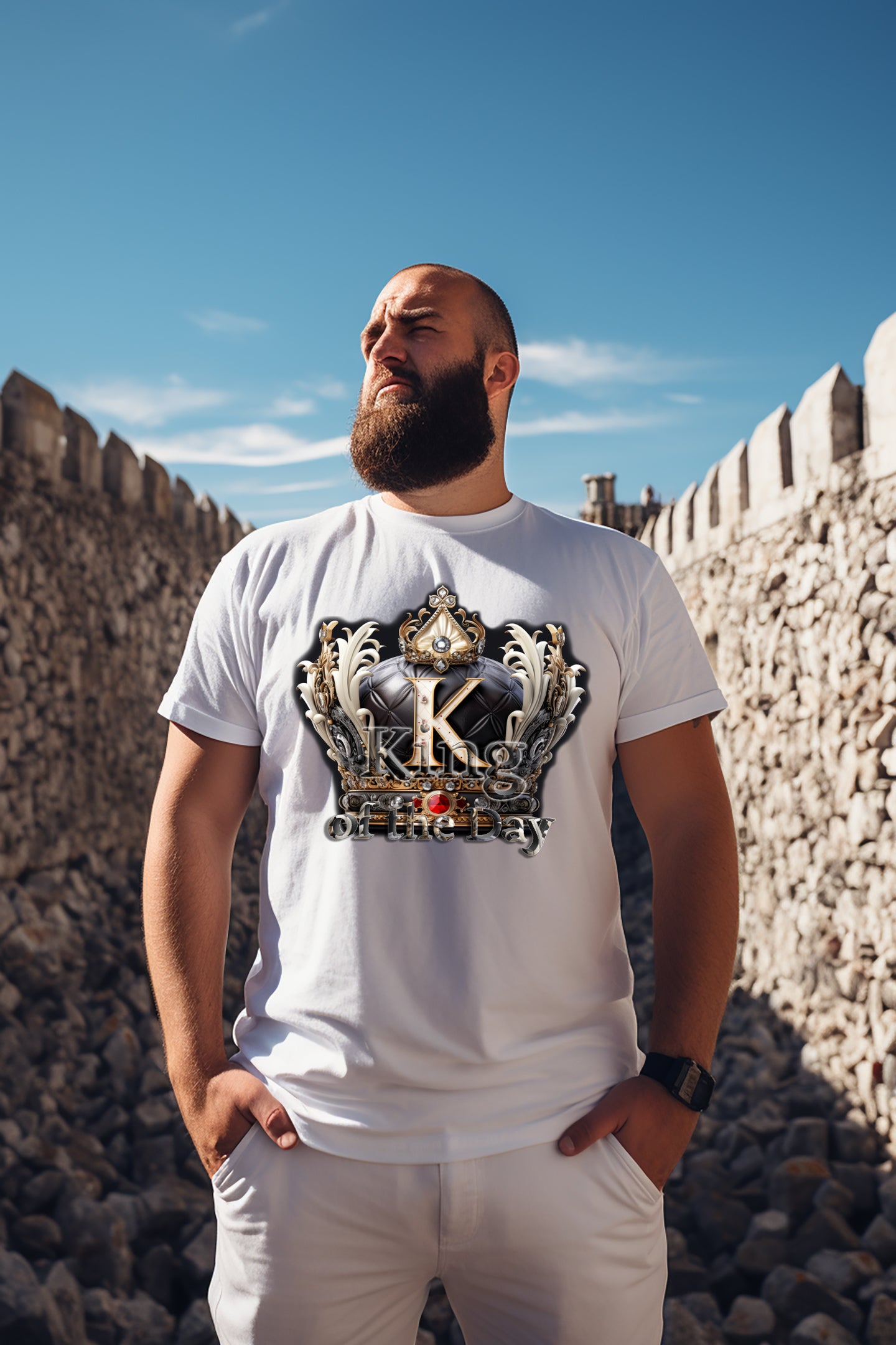 Männer Premium T-Shirt - King of the Day