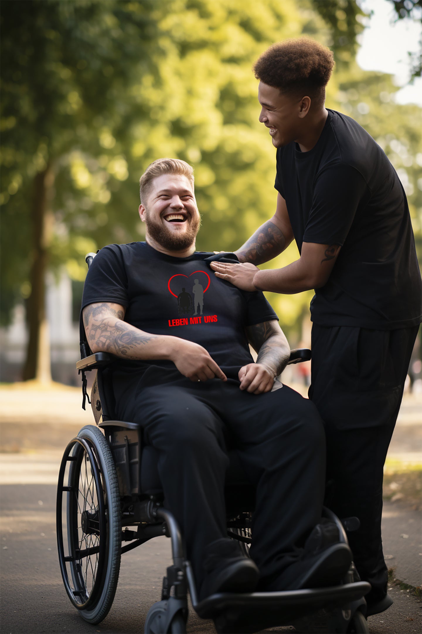 Männer Premium T-Shirt - Leben mit Uns