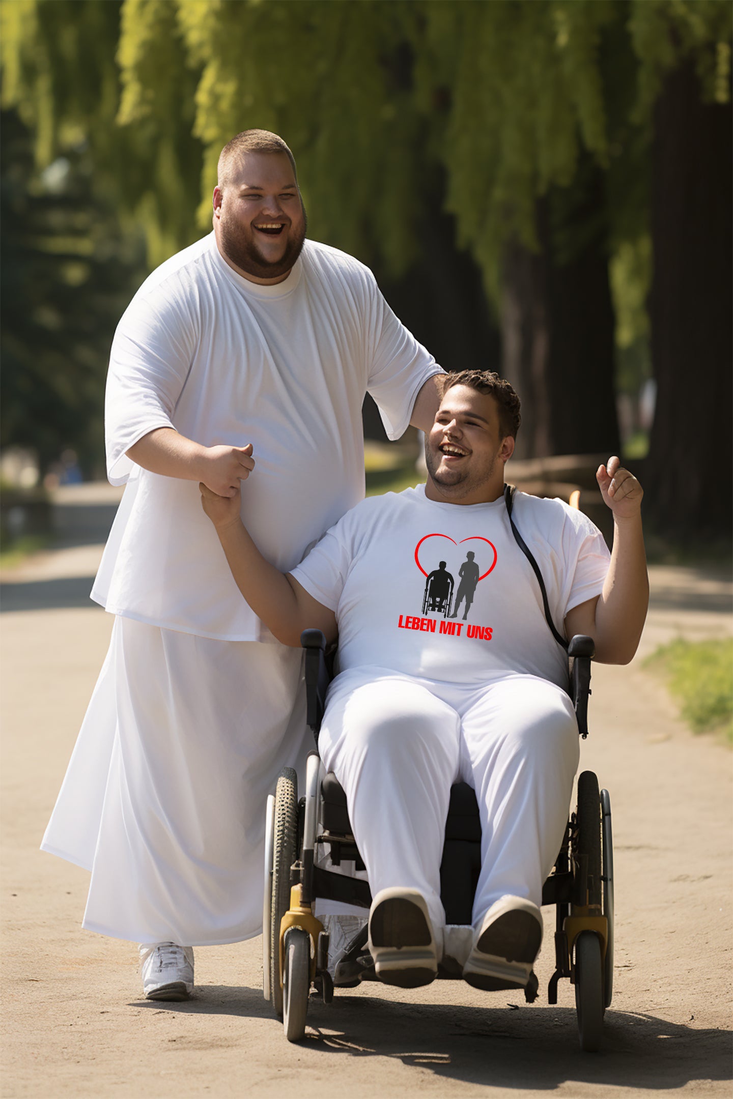 Männer Premium T-Shirt - Leben mit Uns