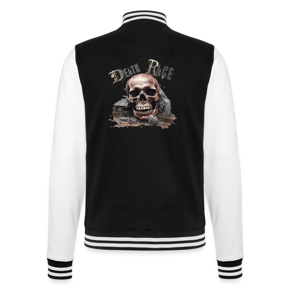 College-Sweatjacke - Death Race - Schwarz/Weiß