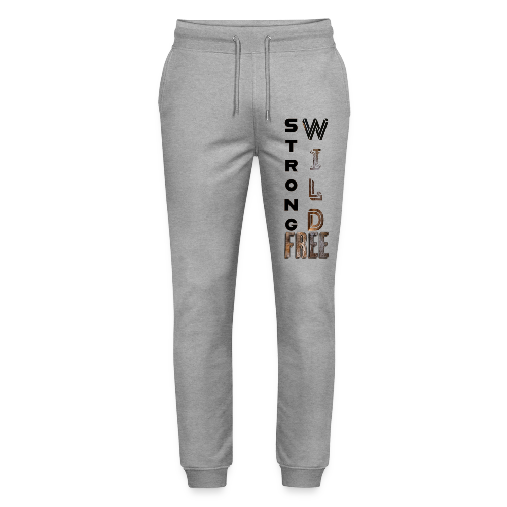 Stanley/Stella Unisex Jogginghose MOVER - Strong, Wild, Free - Grau meliert