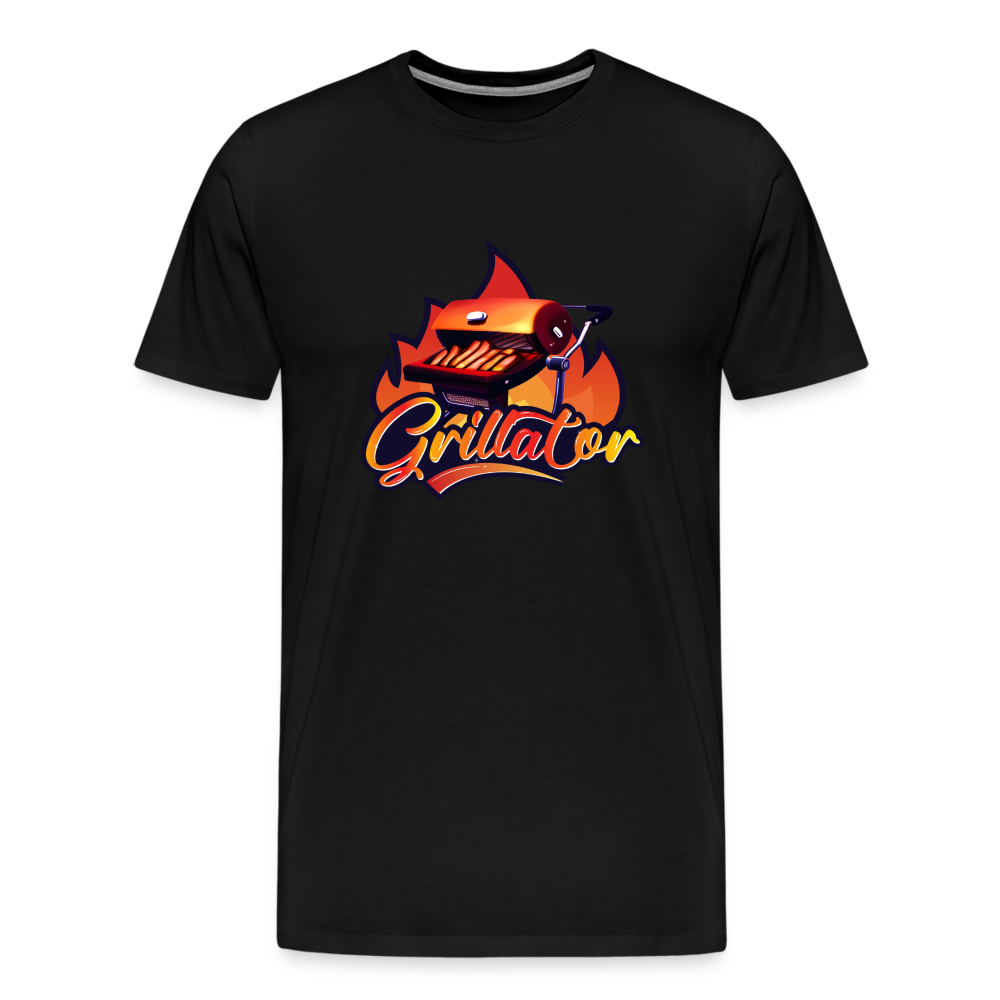 Männer Premium T-Shirt - Grillator - Schwarz