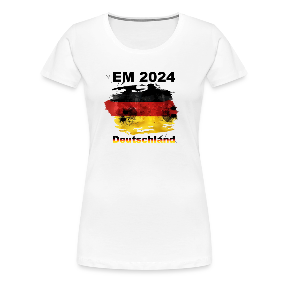 Frauen Premium T-Shirt - EM 2024 - Weiß